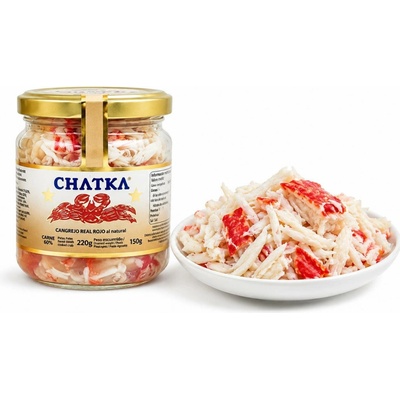 Chatka Maso Kamčatského kraba 100% kousky z těla 220 g