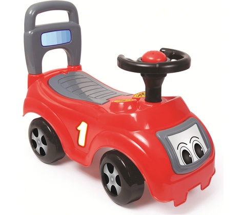 Dolu auto červené s opěradlem