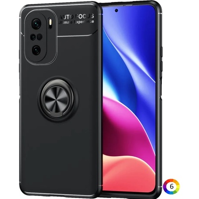 Xiaomi Poco F3 Redmi K40 Pro / Redmi K40 Mi 11i Удароустойчив Metal Ring Калъф и Протектор