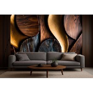  Стенен панел bamboo charcoal i Модел: 6670 i с непрекъсната или огледална шарка i uv лак