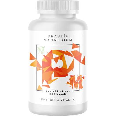 BRAINMAX Draslík Magnesium, Draslík citrát + Horčík malát, 200 kapsúl
