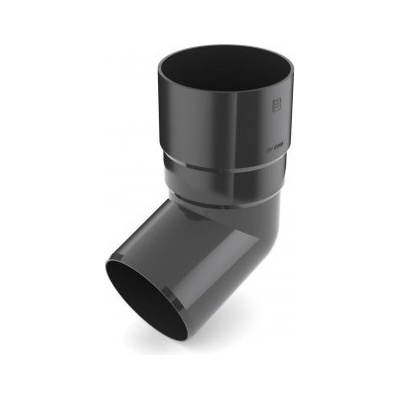 Covernit Plastové svodové koleno PVC 90 mm 675° antracit