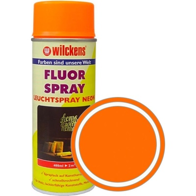 Wilckens Fluorspray Leuchtspray neon fluorescenční svítící barva ve spreji 400 ml oranžová