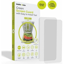 Mobile Origin Screen Guard With Easy Applicator case friendly 2 Pack iPhone 17 Pro SGA-i17Pro-2pk