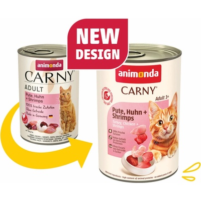 Animonda Carny Adult Morka, kura a krevety 400 g