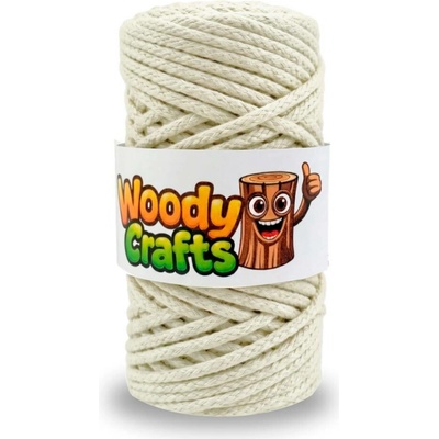 Woody Crafts Woody 5 mm – Přírodní (50m)