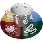 ABYSTYLE Комплект ABYSTYLE HARRY POTTER Mirror mug & plate set Sorted, Чаша, Подложка с емблеми (ABYSTYLE-MMP005) - topmarket