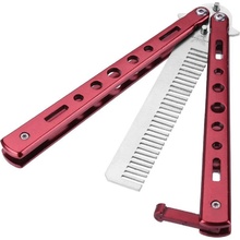 BENCHMADE Tréningový motýlik Balisong Hair Red