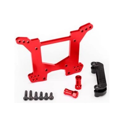 Traxxas алуминиева задна амортисьорна кула червена