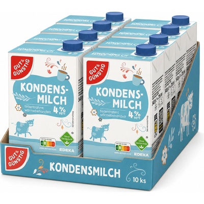 G&G kondenzované mléko 4% 10 x 340 g
