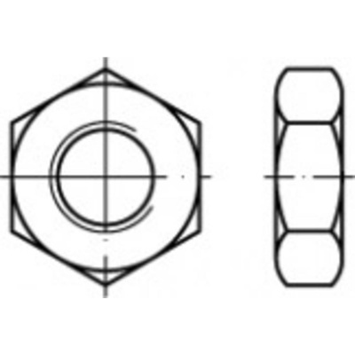 TOOLCRAFT TO-5444013 šestihranné matice 75 mm 83936 ocel 25 ks