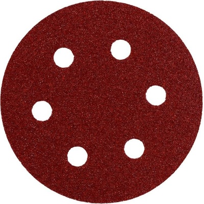METABO - 10 brusných kotoučů se suchým zipem, 80 mm, P 100, řada „professional“, na dřevo a kov, pro excentrické brusky, normální korund
