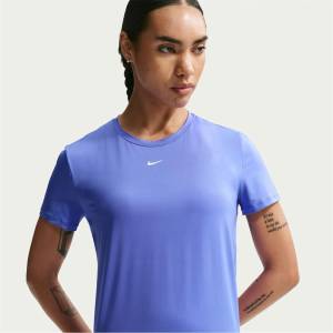 Nike Dri-FIT One Women's Standard Fit Short-Sleeve Top - Sapphire