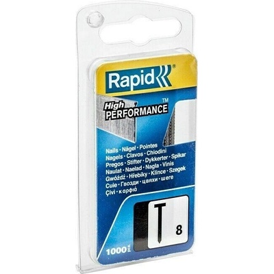 Rapid Páskované hřebíky typ 8, délka: 15 mm, ø 1,25 mm, 1000 ks 40109533