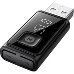 ESSAGER Bluetooth FM Трансмитер за Автомобил с Вграден Микрофон и HD Разговори