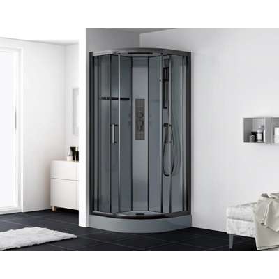 Sprchový box čtvrtkruh 90x90 cm SAT SATBOXS90CRT - SATBOXS90CRT – Zbozi.Blesk.cz
