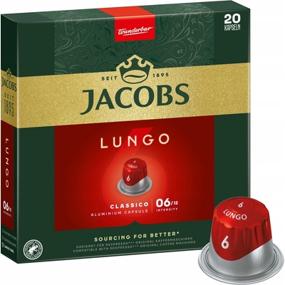 Jacobs Lungo 6 Classico pro Nespresso 20 ks
