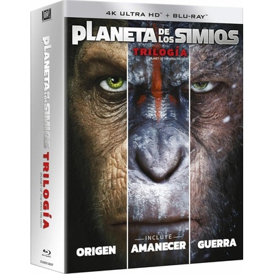 Planeta opic kolekce nová trilogie 4K UHD BD