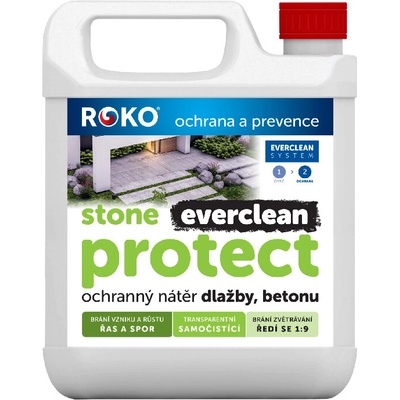 Ochranný transparentní nátěr na dlažbu, kámen a beton ROKO EVERCLEAN STONE PROTECT 5 l