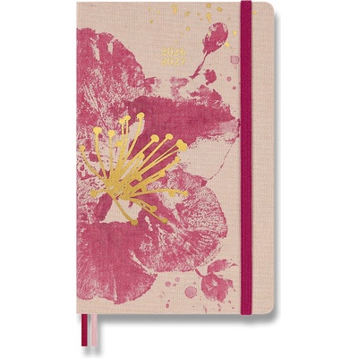 Moleskine Sakura A5 týdenní 2026-27 růžový