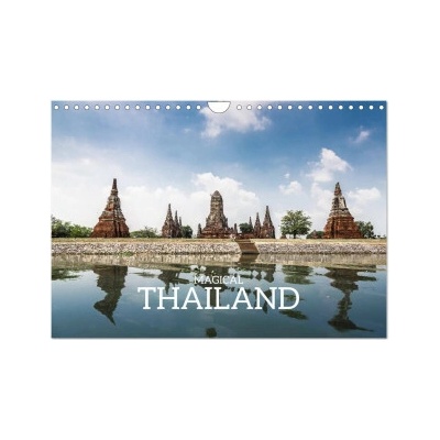 Magical Thailand Wall DIN A4 landscape, CALVENDO 12 Month Wall 2026