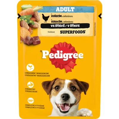 Pedigree kuřecí a zelenina ve šťávě 100 g