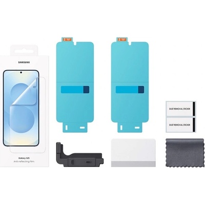 Samsung S25 SAMSUNG защитно фолио за екран 2бр. , антирефлекторно, кърпички + рамка, TRANSFER EF-US931CTEGWW (EF-US931CTEGWW)