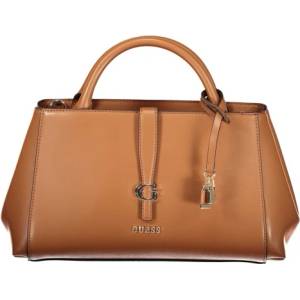 GUESS Дамска чанта от естествена кожа guess jeans, Размер uni, Цвят Кафяво (vg989606_macognac)