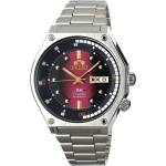 Orient RA-AA0B02R Мъжки часовник - Спортно-елегантен, Автоматичен, 22 камъка, Черно-розов циферблат, Ден и дата Часовници