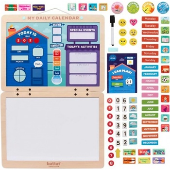 Battat Образователен комплект Battat - Магнитен календар, 85 части (BTBE3730Z)