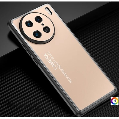 vivo X90 Pro Удароустойчив /Frosted Metal Калъф и Протектор