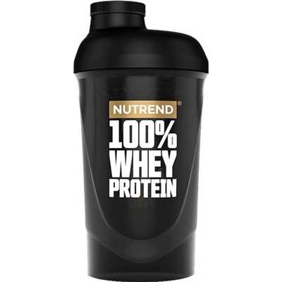 Nutrend Šejkr 100% Whey Protein 600ml - černý