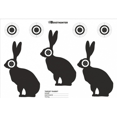 Terč silueta Beast Hunter Rabbit 10ks – Zboží Dáma