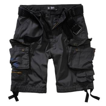 Image 1 of Brandit Мъжки къси карго панталони в черен цвят Savage RipstopBW-2021-2 - Черен, размер XXL