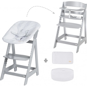 roba 2 v 1 "Born Up Zickzack šedohnědá