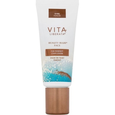 Vita Liberata Beauty Blur Face rozjasňující tónovací krém s vyhlazujícím efektem Dark 30 ml