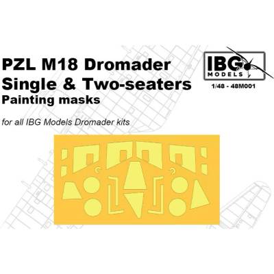 Dromader IBG PZL M18 PAINTING MASKS 1:48