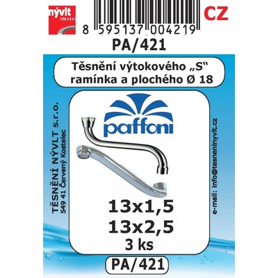 Těsnění pro výtokové ramínko Ø 18 mm - PA/421