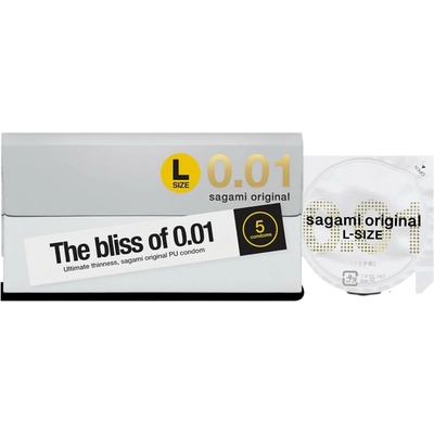 Sagami Original 0,01 L kondom 58mm 5 ks