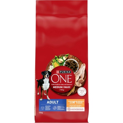 Purina One pro dospělé psy kuře s rýží 12 kg