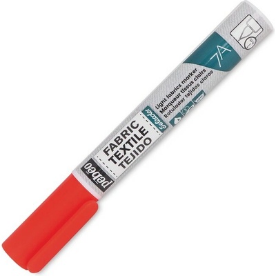 Pébéo 7A Markers Light Fabric fix na textil 1 mm 04 red