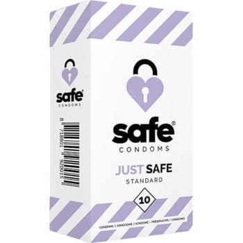 Safe Just Safe - стандартни презервативи - ванилия (10бр. )