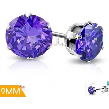 Image 1 of Talitha Обеци с лилав цирконий