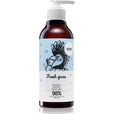 Yope Fresh Grass šampón pre mastné vlasy 300 ml