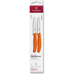 Victorinox Комплект ножове SWISS CLASSIC 10 cm, комплект 2 бр. , оранжев, пластмаса, Victorinox (VN677992C1)