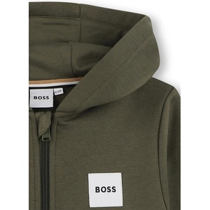 HUGO BOSS суичър с цип и качулка за деца с памук (j53367.162.174)