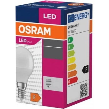 Светодиодна LED крушка Osram E14 5.5w=40w Warm White топче