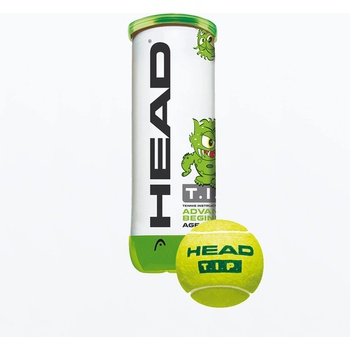 HEAD Детски топки за тенис HEAD Tip 3, зелени и жълти 578133