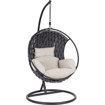 Bizzotto Galapagos ЧЕРЕН ФОТЬОЙЛ С ВЪЗГЛАВНИЦА (0661784)