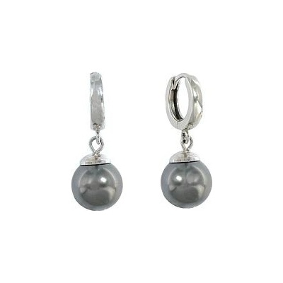 Infinitysilver stříbrné kroužky s černými perlami 436171G10